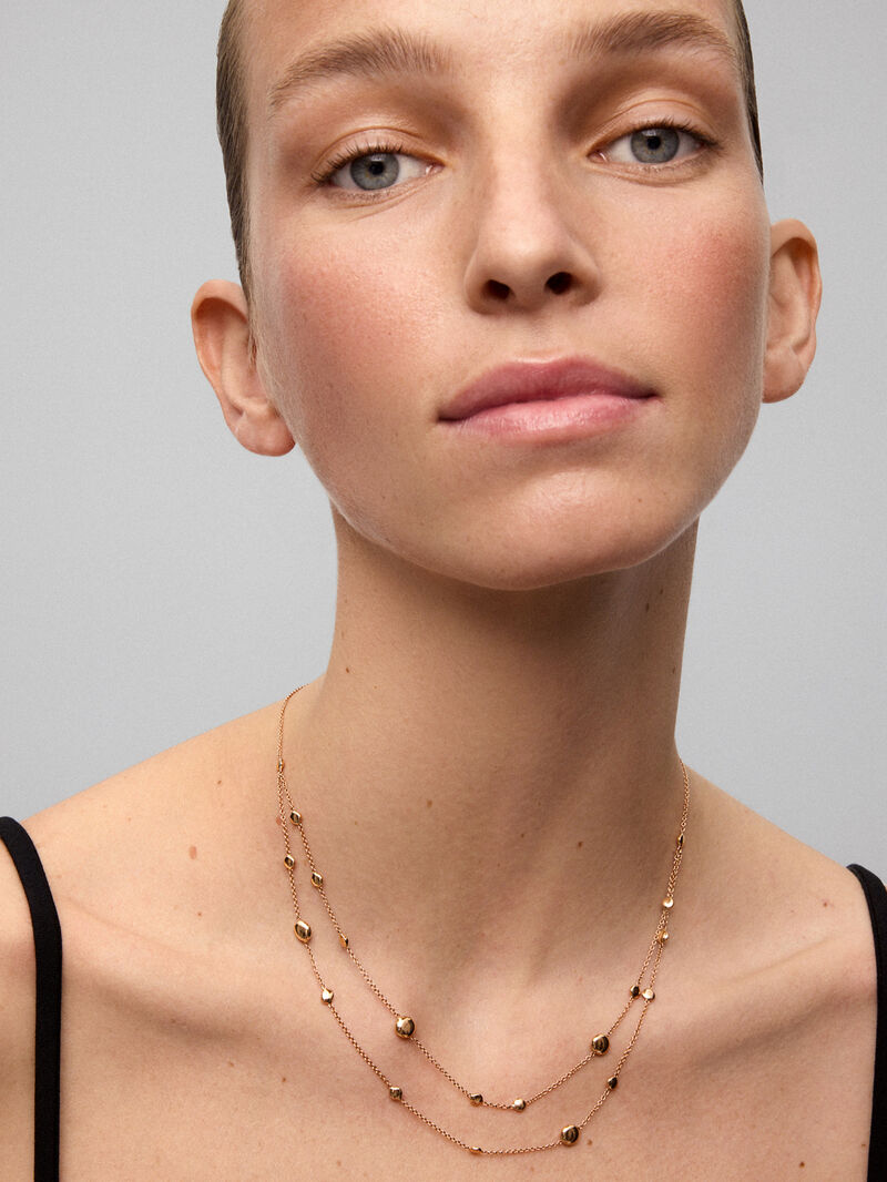 COLLAR OR 6,5GR 45CM M.O. 4,80€/GR قلادة من الذهب الوردي عيار 18 18