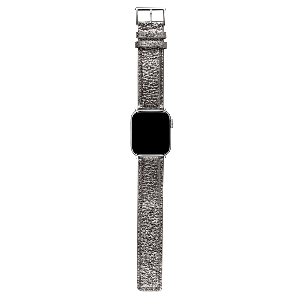 BELT APPLEWATCH حزام جلد رمادي