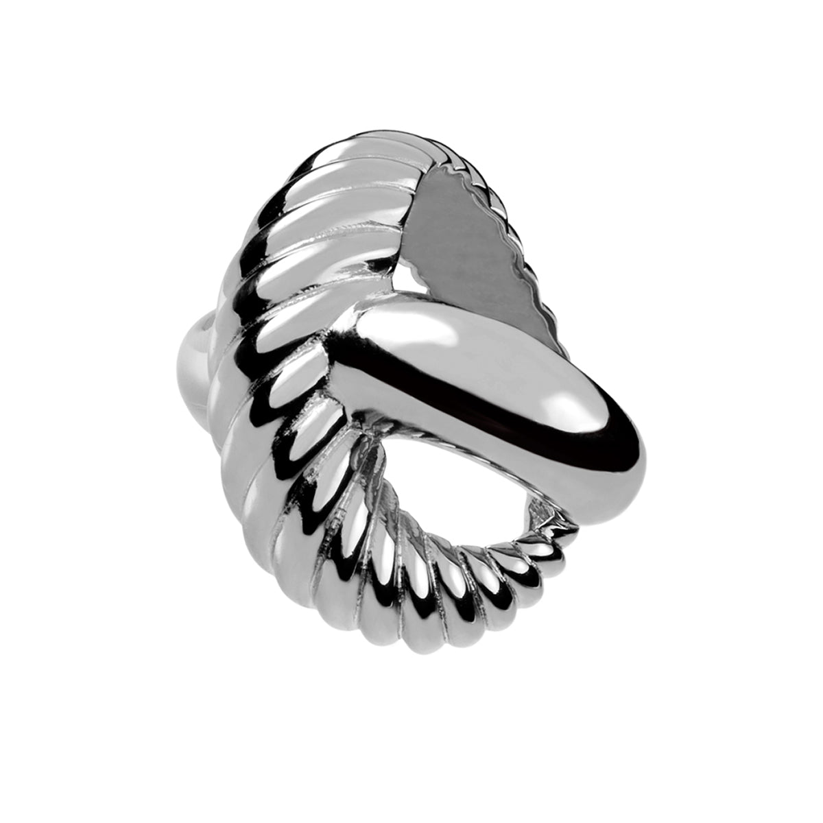 RI-CROSSED SMOOTH CABLE RNG 11 / ANILLO / 4