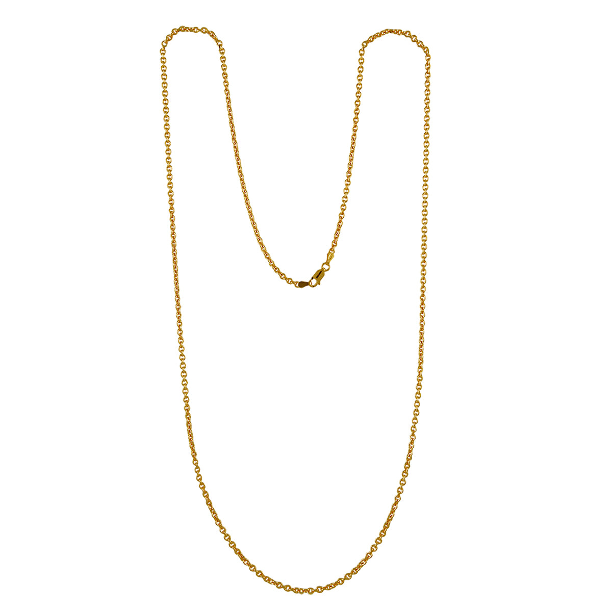 NE-OVAL CHAINS ROLO CHAIN 80CM / COLLAR / 34