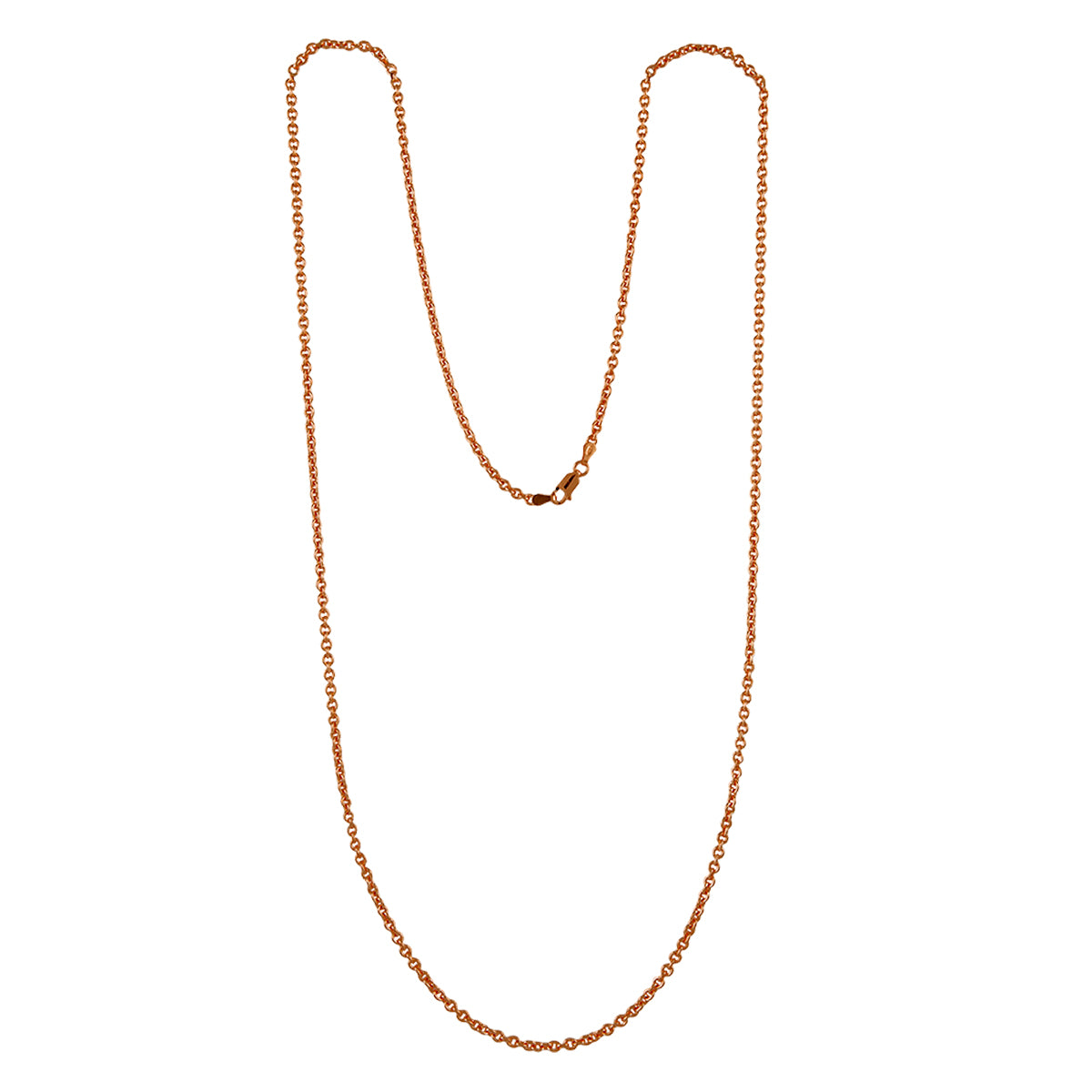 NE-OVAL CHAINS ROLO CHAIN 80CM / COLLAR / 38