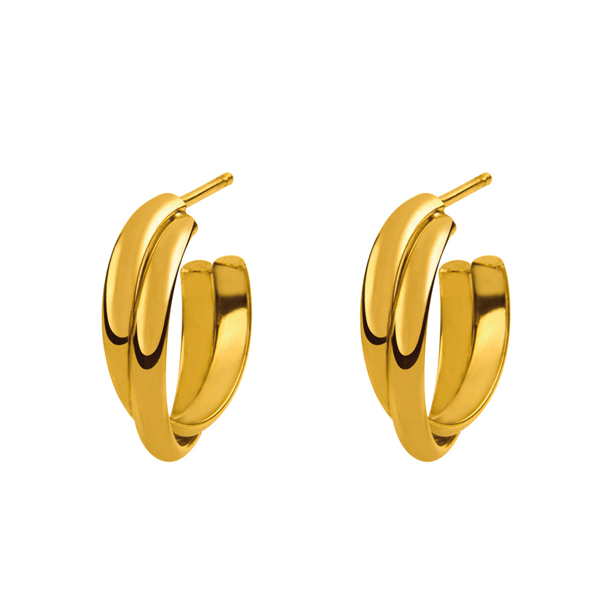 EARRING SILVER HOOPED EARRINGS حلق فضة عيار 925 ST / PENDIENTE / ARO, 580