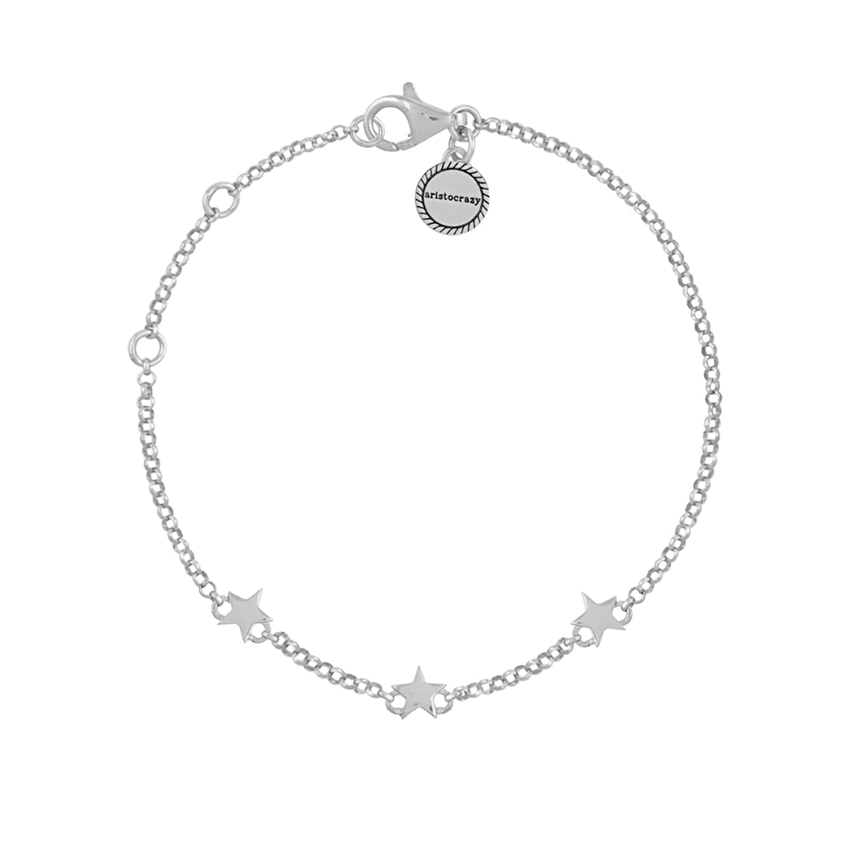 BRACELET SILVER STARS اسوارة فضة عيار 925 ST / PULSERA / MULTI, 614