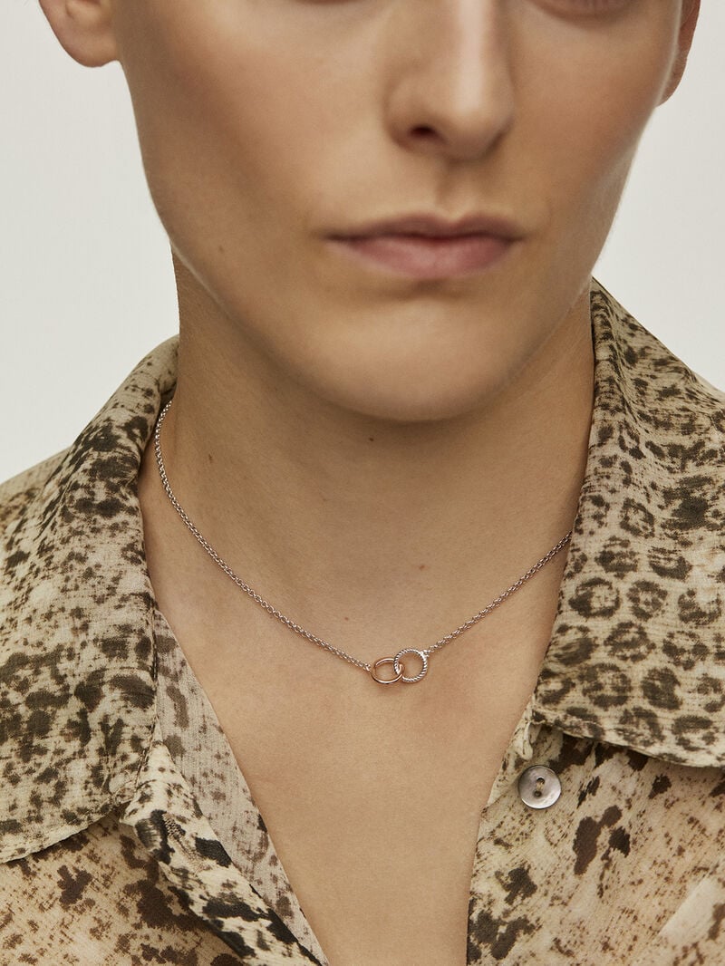NECKLACE SILVER HIGH WIRE قلادة فضة