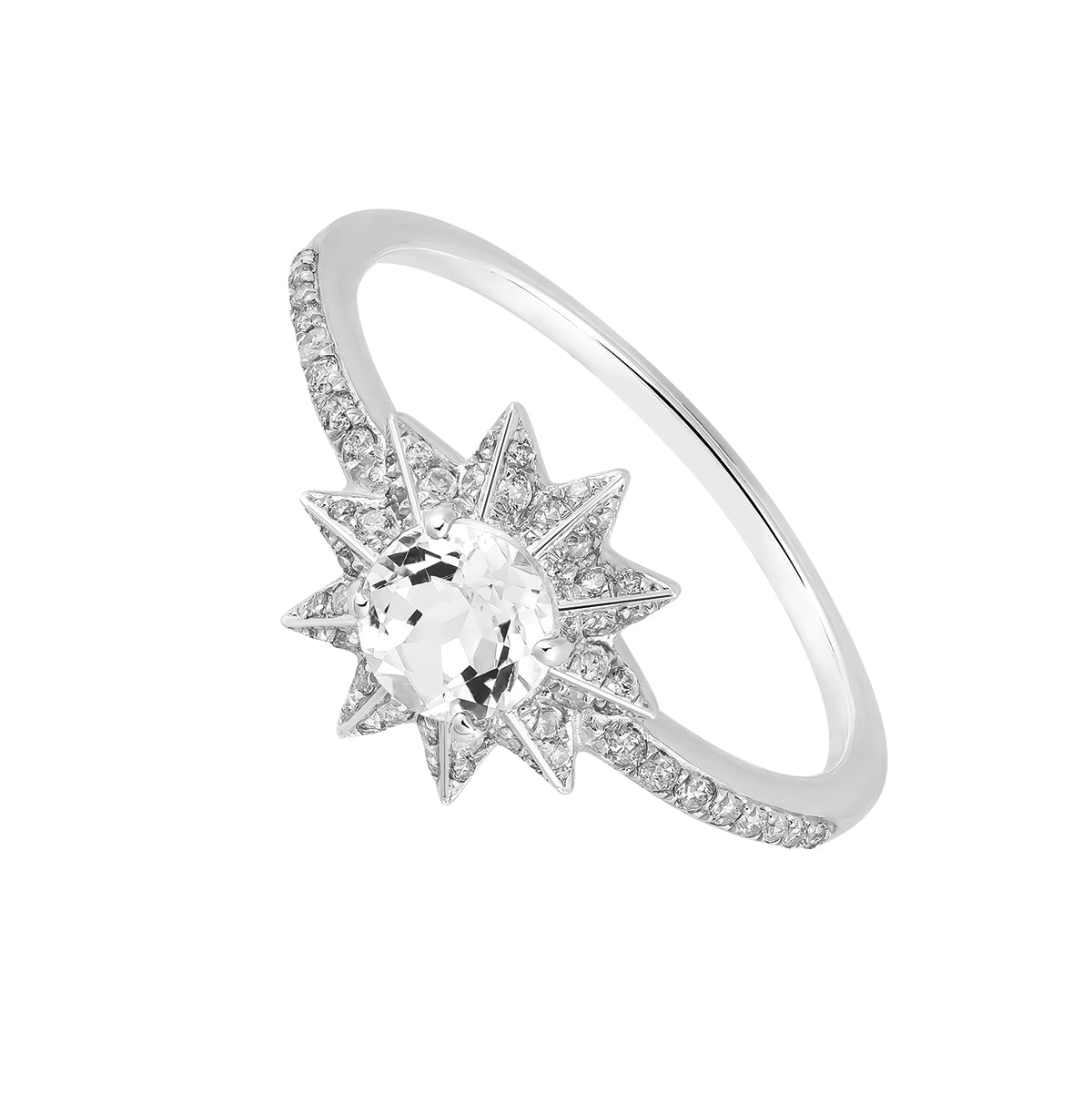 RI-BIG RETRO STAR GREY DIAM/WTOPAZ 11 / ANILLO / MOTIVO 146