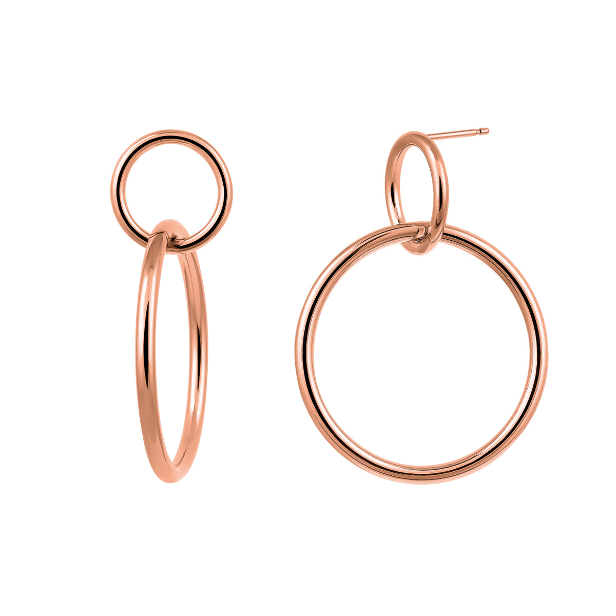 EARRING SILVER HOOPED EARRINGS حلق فضة عيار 925 ST / PENDIENTE / ARO, 922
