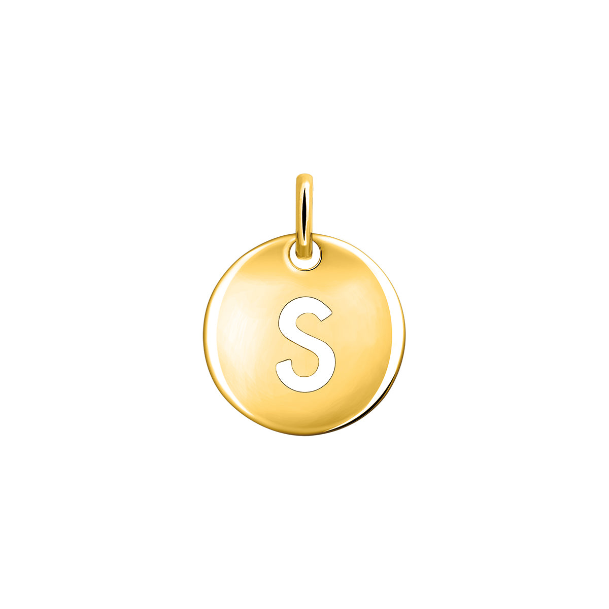 PENDANT SILVER JUNGLE VIBES - INICIALES تعليقة فضة مغطاة بالذهب ST / COLGANTE / PENDENTIF