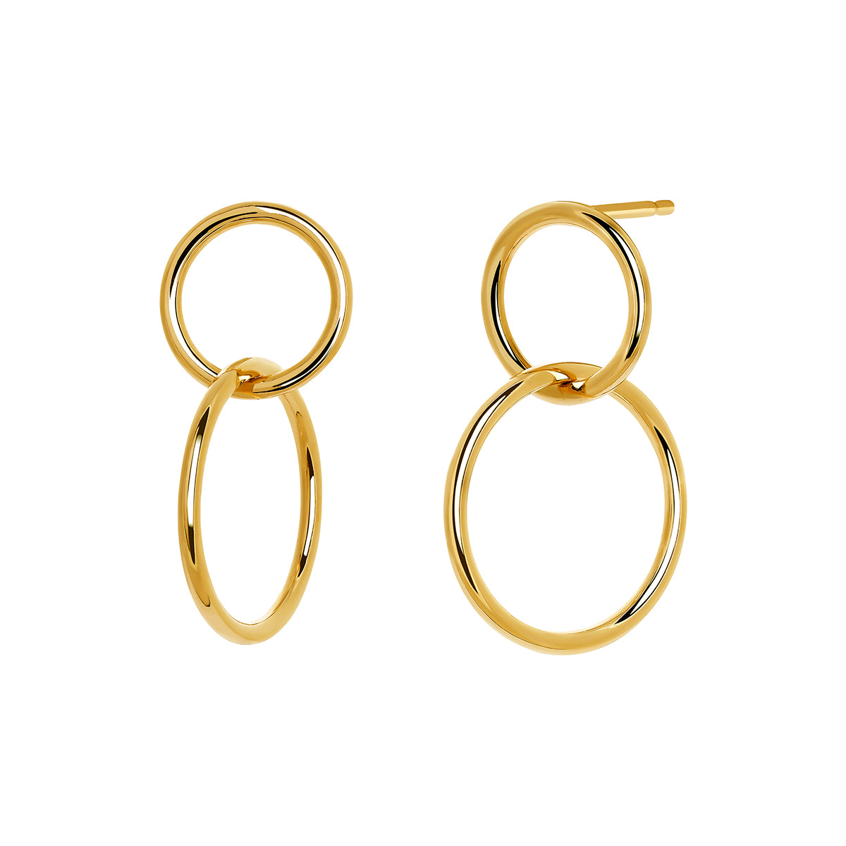 EARRING SILVER HOOPED EARRINGS حلق فضة 925 ST / PENDIENTE / ARO, 1089