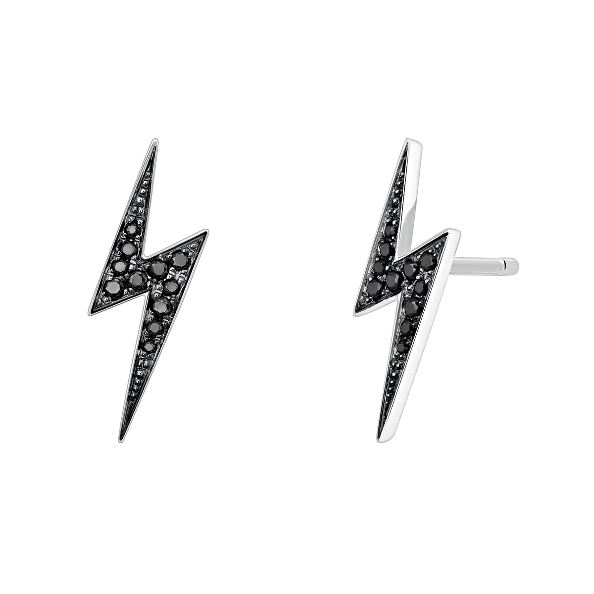 EARRING SILVER SPINEL ROCK ICON حلق سبنيل فضة 925 ST / PENDIENTE / BOTÓN, 1139