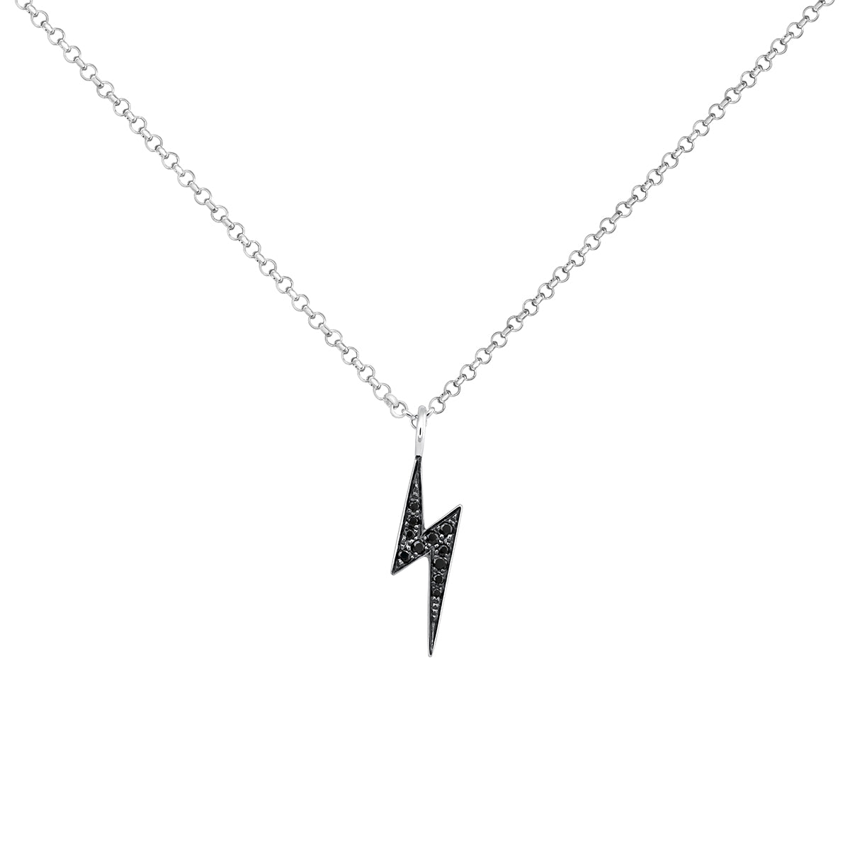 NECKLACE SILVER SPINEL ROCK ICON قلادة سبنيل فضة 925 ST / COLLAR / MOTIVO, 1147