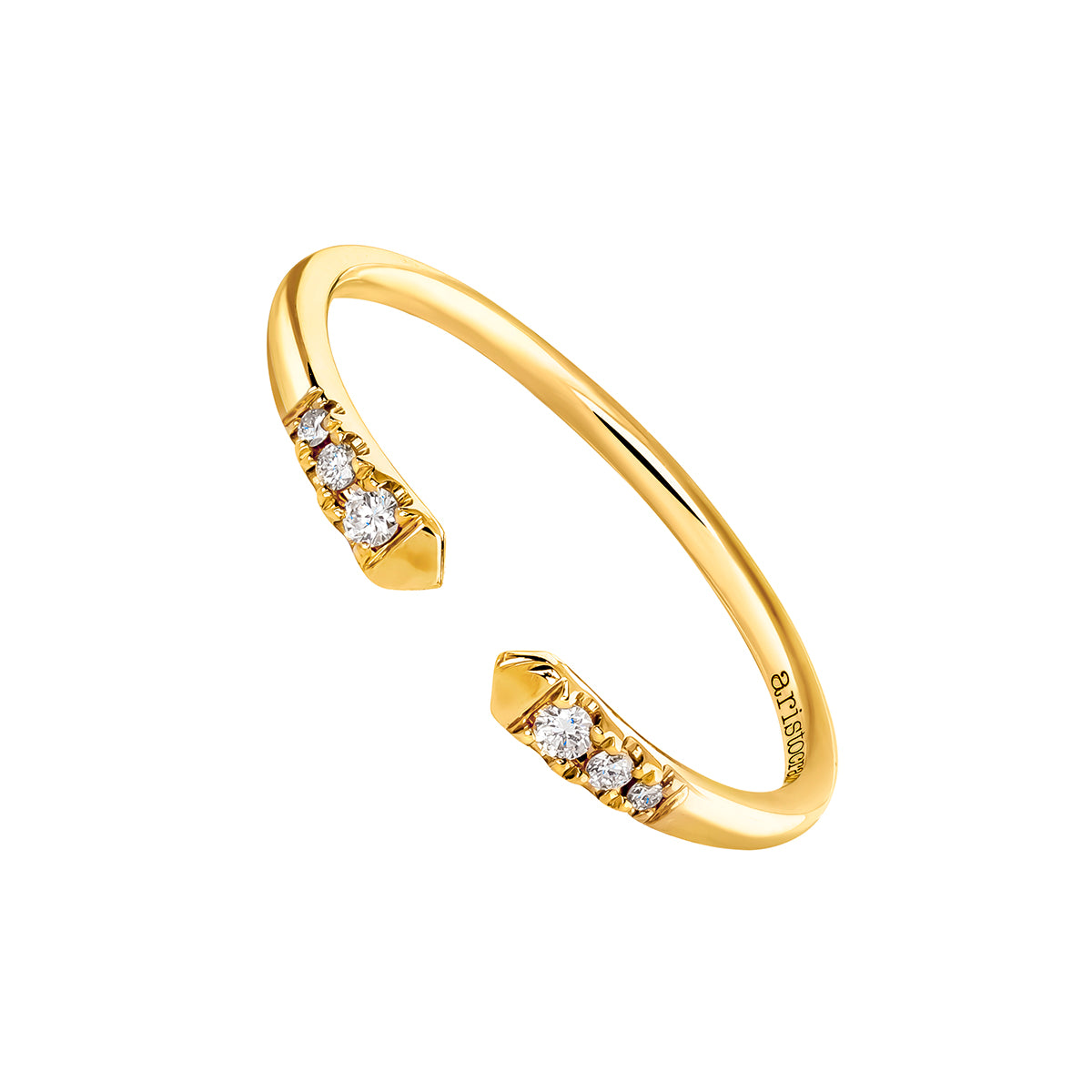 RI-SKIN ALIVE 0,05CT OPEN RING 11 / ANILLO / TÚ Y YO 344