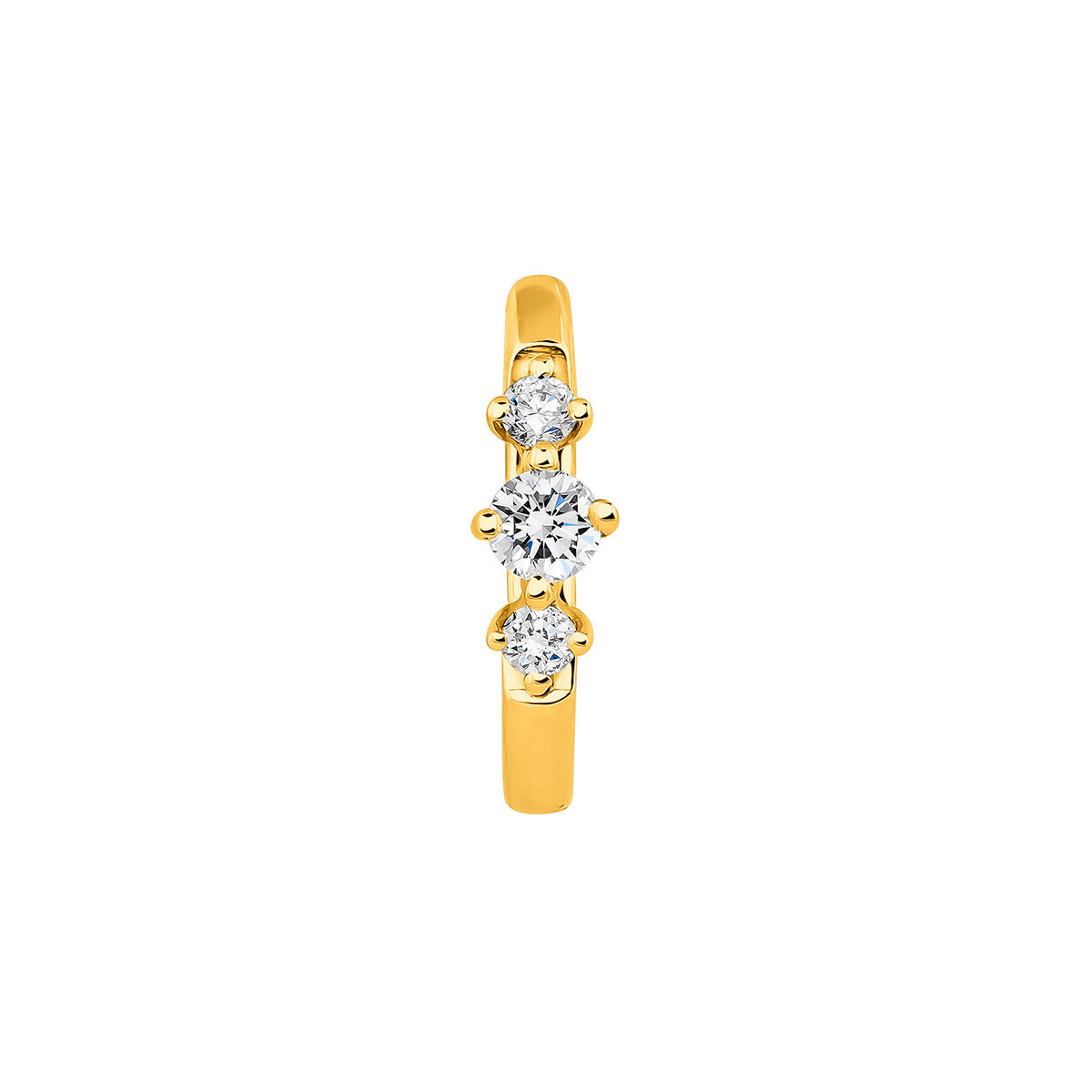 EARRING GOLD 18K DIAMOND DIAMOND LES DELICIEUX حلق ذهب مرصع بالألماس ST / PENDIENTE / CRIOLLA