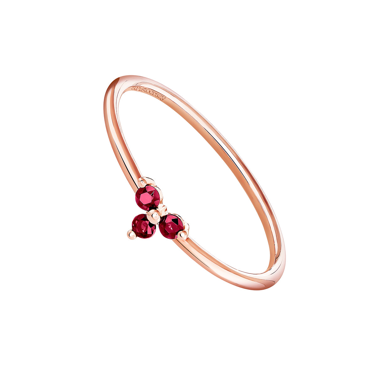 RING GOLD 18K RUBY GREAT THREE خاتم ذهب مرصع بالألماس 13 / ANILLO / MOTIVO