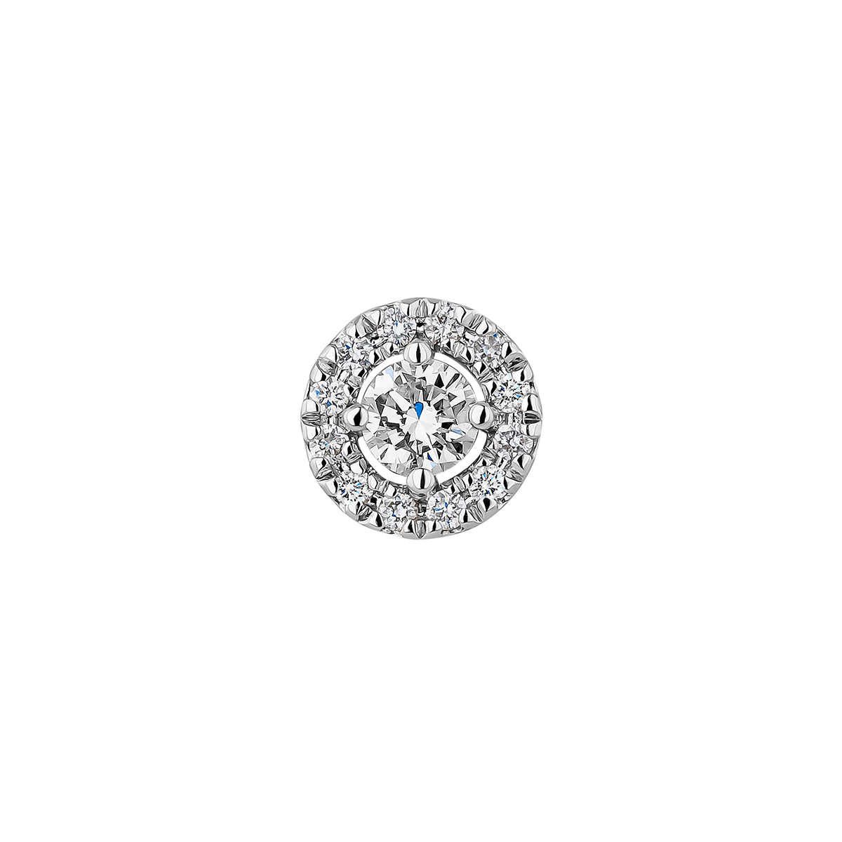 EARRING GOLD 18K DIAMOND DIAMOND ORLA حلق ذهب مرصع بالألماس ST / PENDIENTE / ORLA