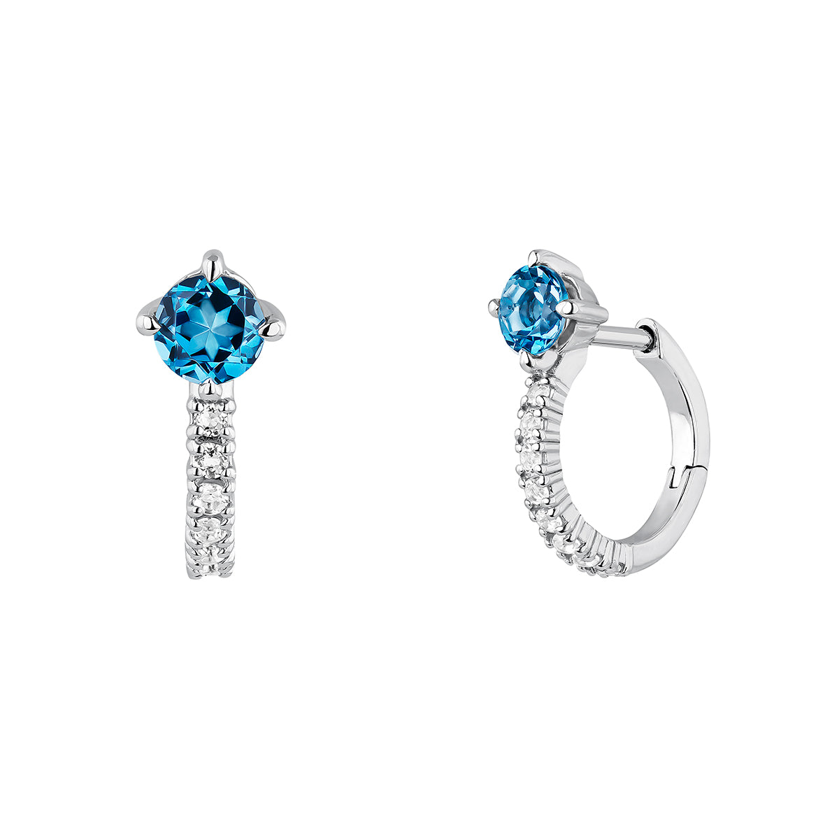 EARRING SILVER TOPAZ TOPAZ ELUA حلق توباز فضة ST / PENDIENTE / CRIOLLA
