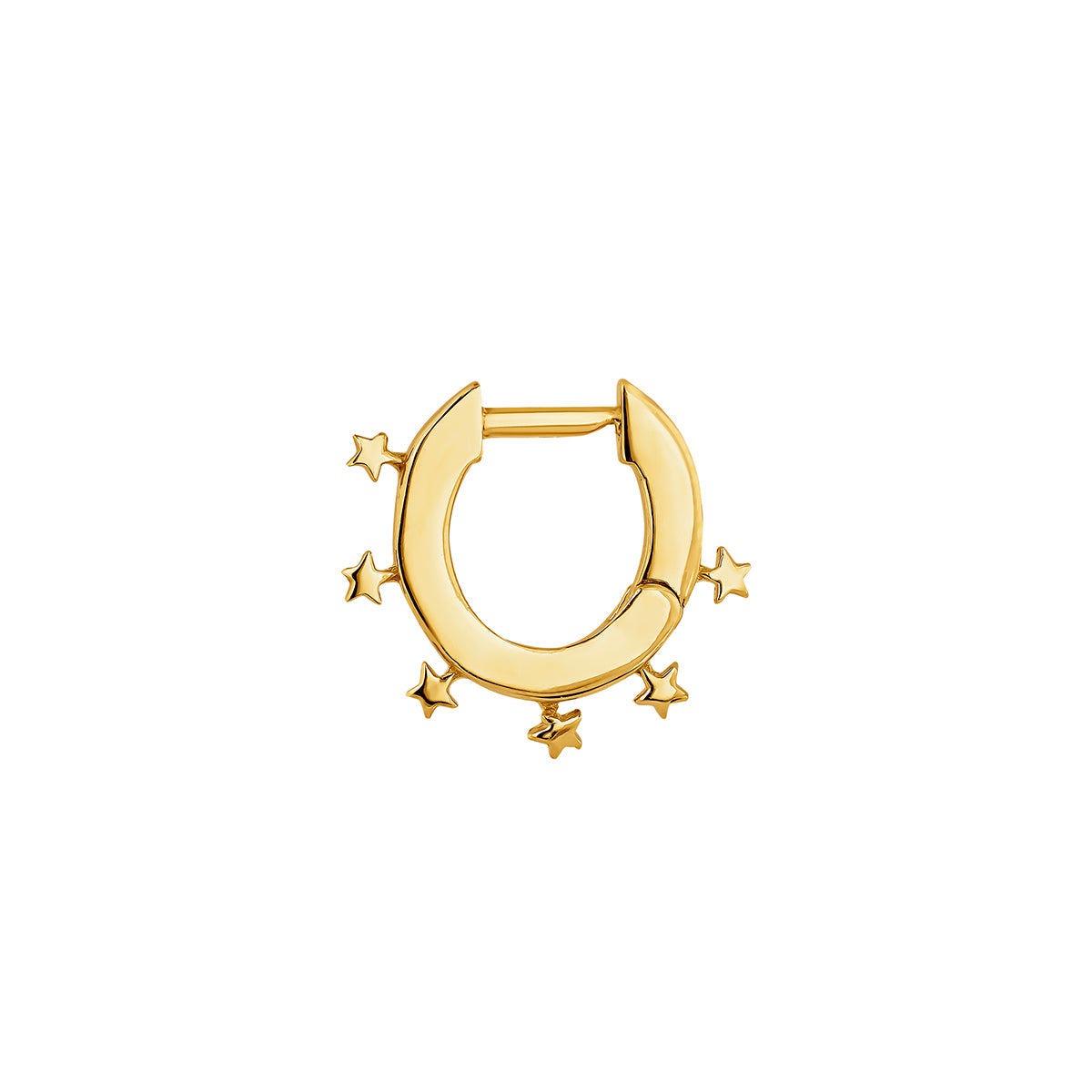 EARRING SILVER RUSH حلق فضة مغطى بالذهب 18 ST / PENDIENTE / CRIOLLA