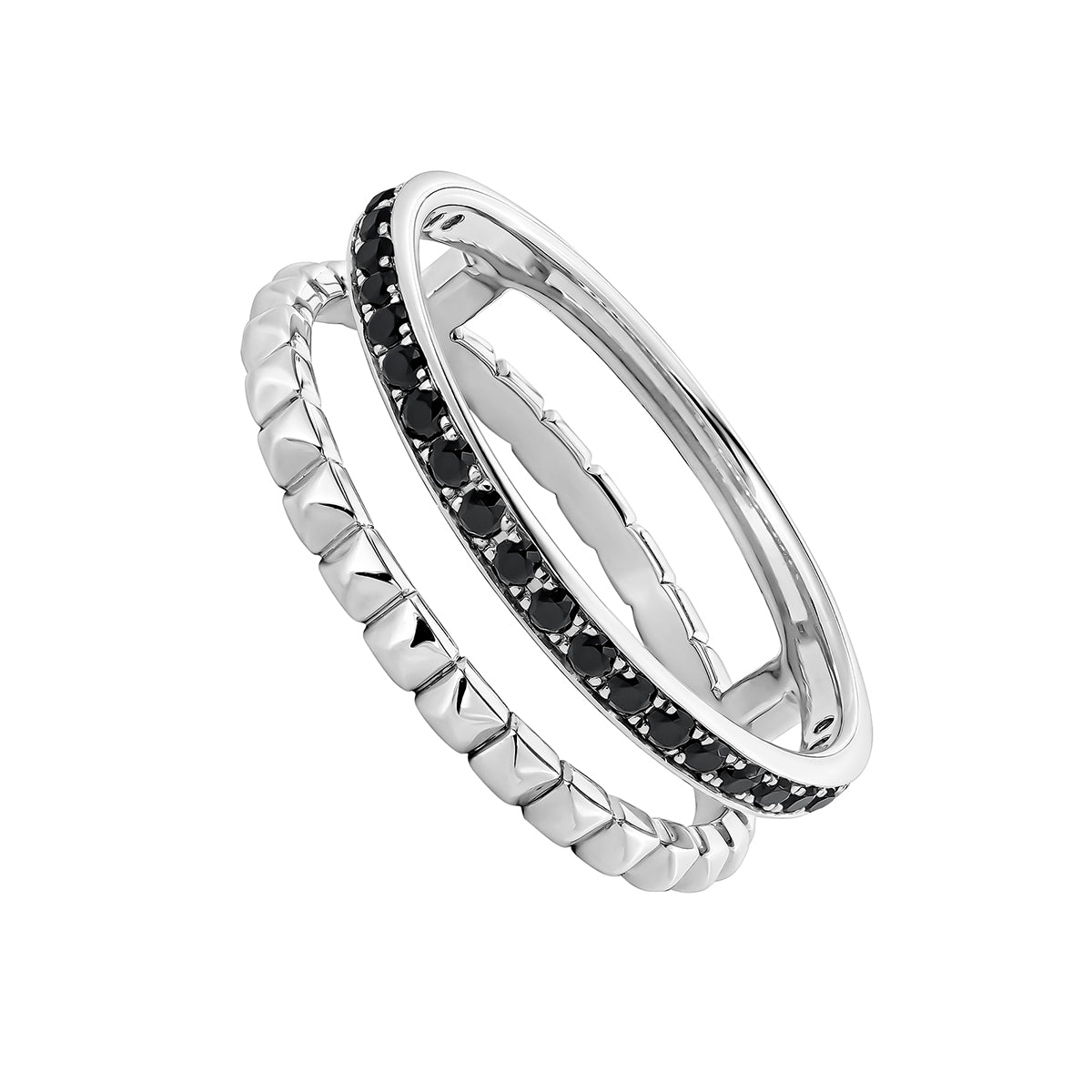 RING SILVER SPINEL TRIA خاتم من الفضة عيار 925 13 / ANILLO / MULTIBRAZO