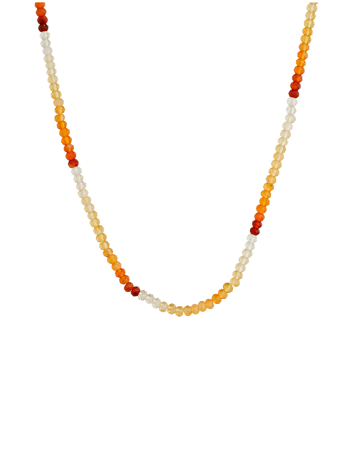 NECKLACE SILVER OPAL ISLA DE RE قلادة فضة مغطاة بالذهب 18 ST / COLLAR / BOLAS