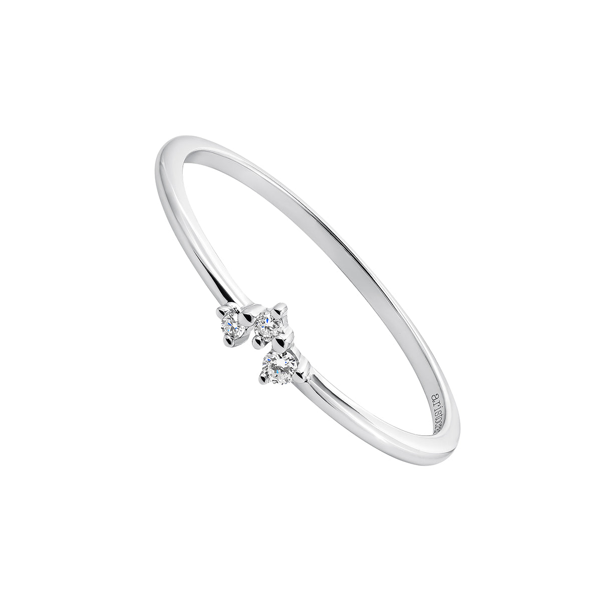 RING GOLD 18K DIAMOND DIAMOND MIC خاتم ذهب 18مرصع بالألماس 11 / ANILLO / TRESILLO