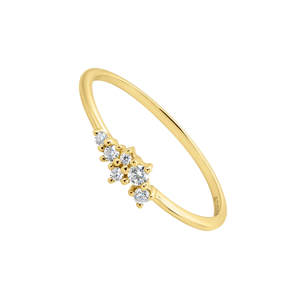 RING GOLD 18K DIAMOND DIAMOND MIC خاتم ذهب 18مرصع بالألماس 11 / ANILLO / ALIANZA