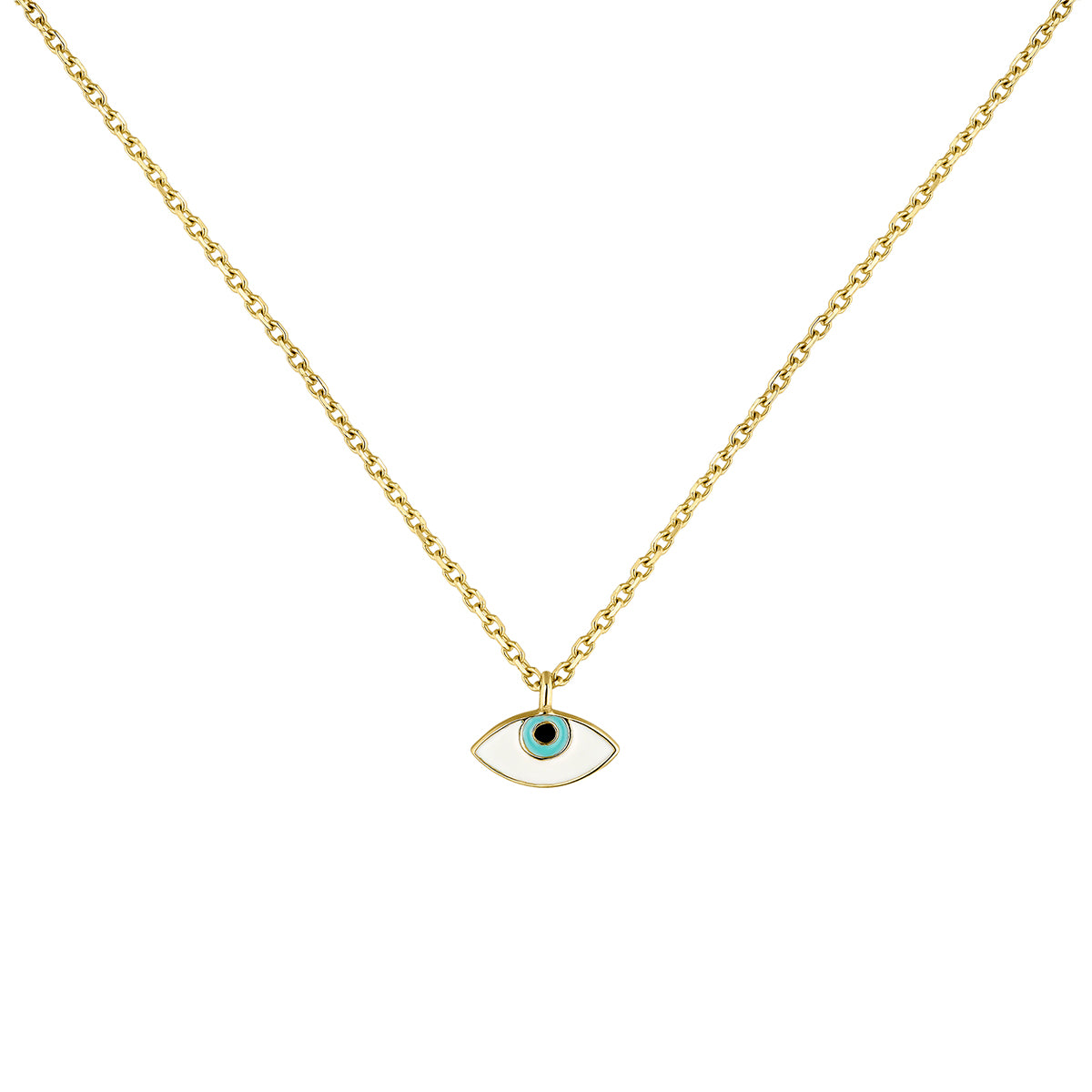 NECKLACE GOLD 18K GOLDIE NEON قلادة ذهب اصفر عيار 18 ST / COLLAR / MOTIVO