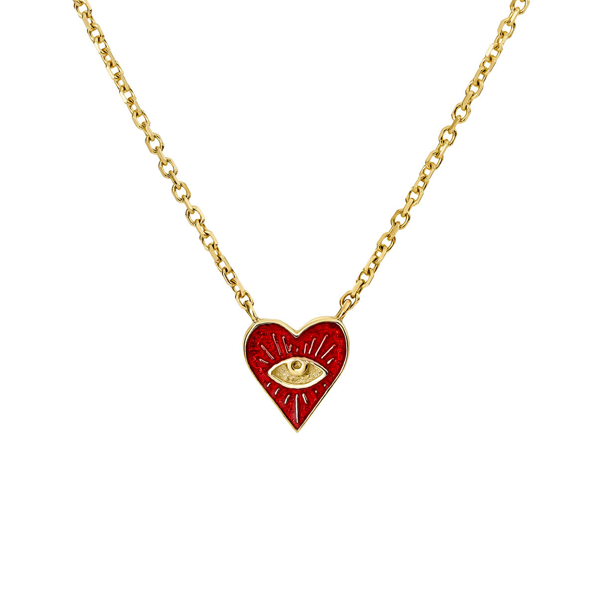 NECKLACE GOLD 18K GOLDIE NEON قلادة ذهب اصفر عيار 18 ST / COLLAR / MOTIVO