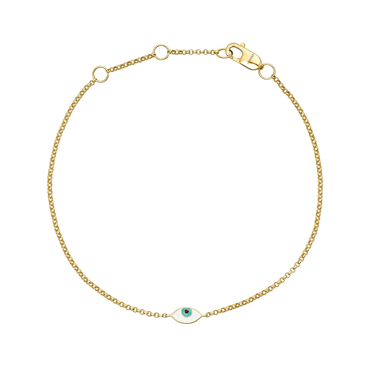 BRACELET GOLD 18K GOLDIE NEON اسوارة ذهب اصفر عيار 18 ST / PULSERA / MOTIVO