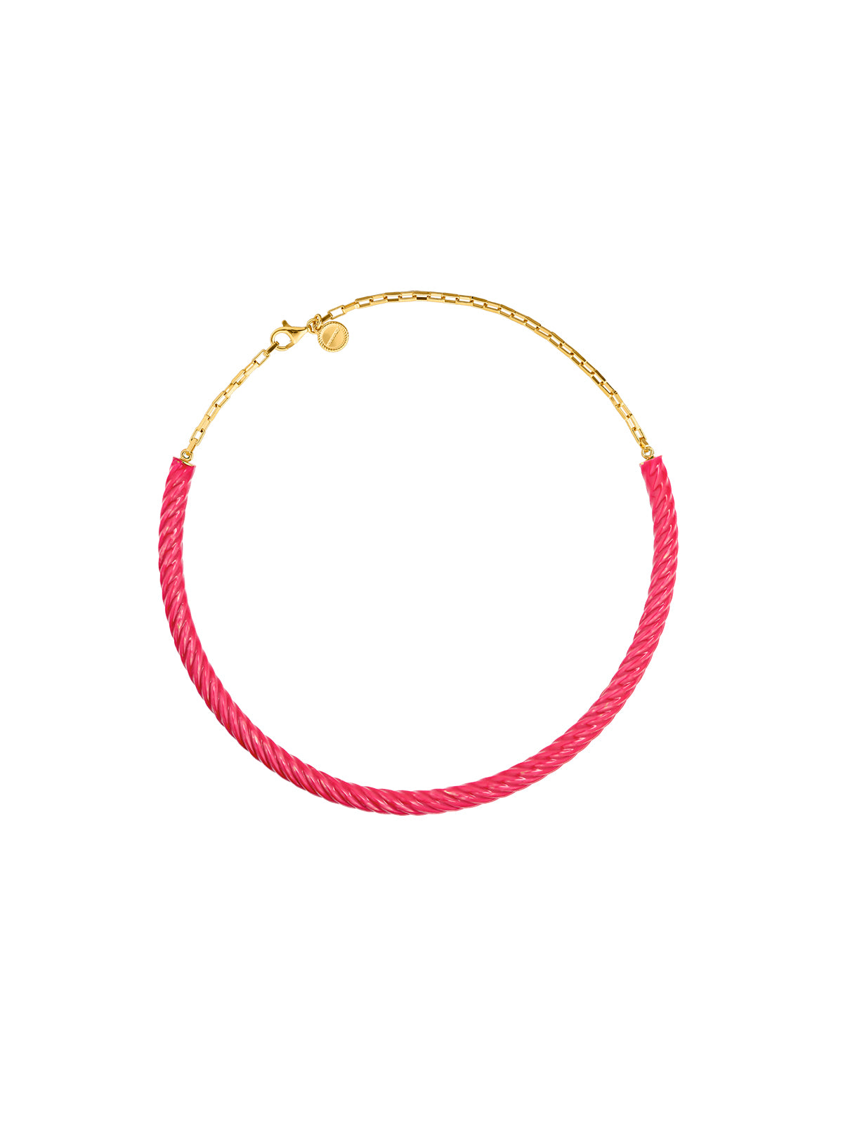 NECKLACE SILVER CLUELESS سلسال فضة مغطى بالذهب ST / COLLAR / CHOCKER