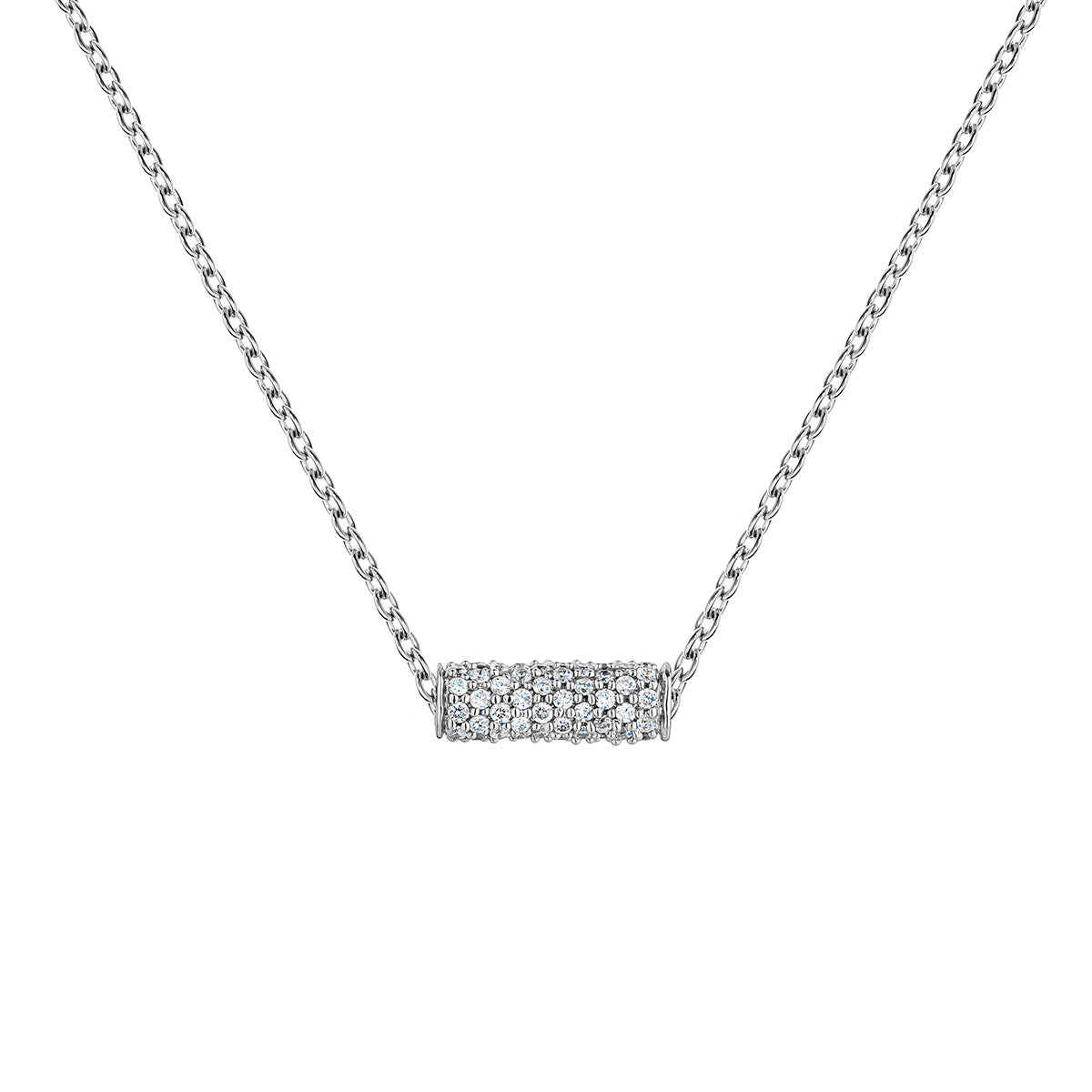 NECKLACE GOLD 18K DIAMOND DIAMONDS قلادة ذهب عيار 18مرصع بالألماس ST / COLLAR / MOTIVO