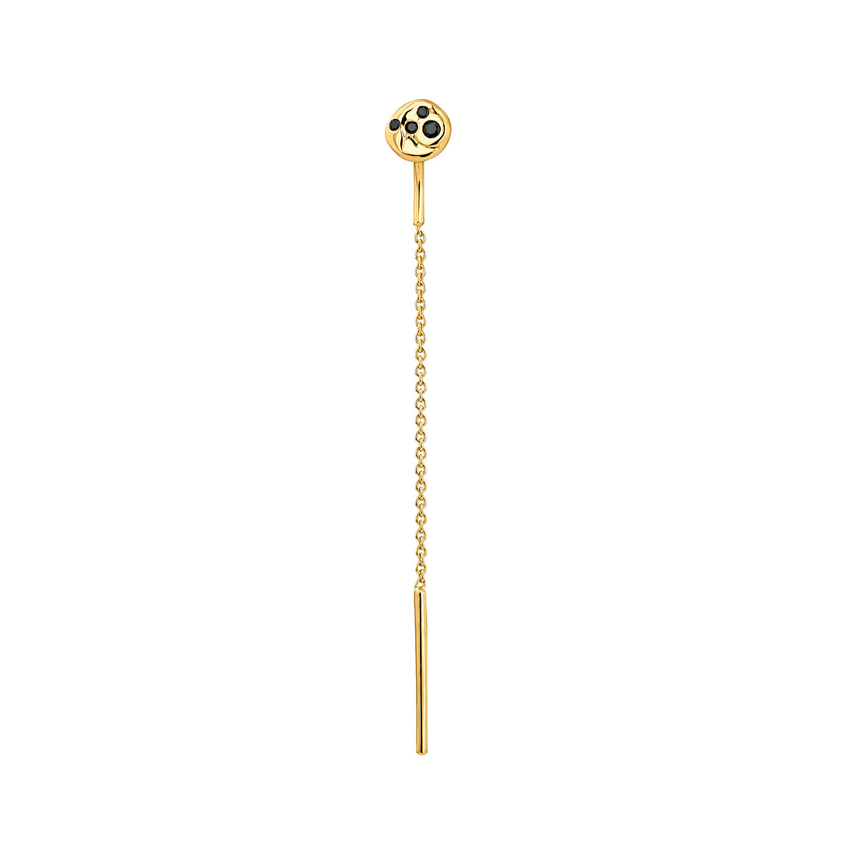 EARRING SILVER SPINEL SPINEL PEBEL حلق فضة مغطى بالذهب ST / PENDIENTE / COLGANTE