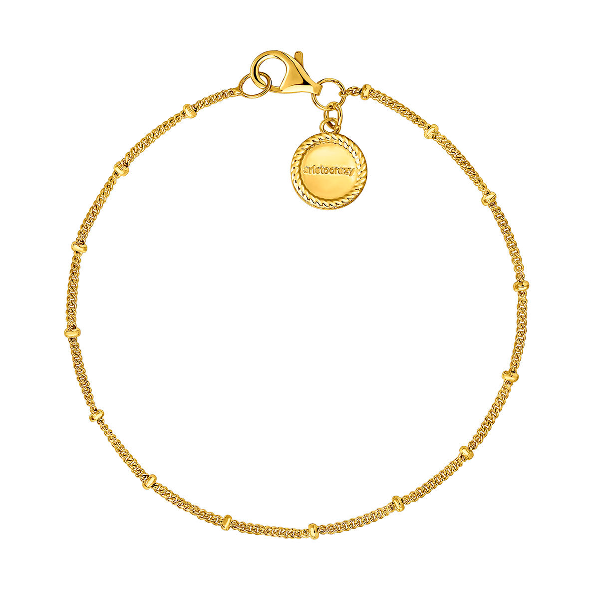 BRACELET SILVER BIG DADDY CHAINS اسوارة فضة مغطى بالذهب ST / PULSERA / CADENA