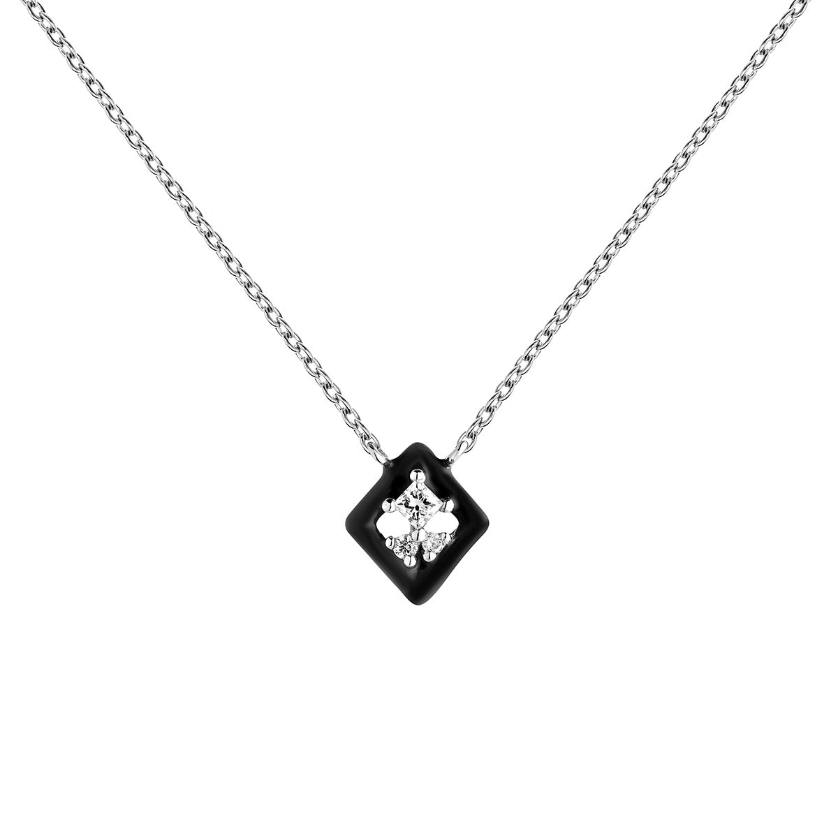 NECKLACE GOLD 18K DIAMOND DIAMOND MOVE قلادة ذهب 18مرصع بالألماس ST / COLLAR / MOTIVO