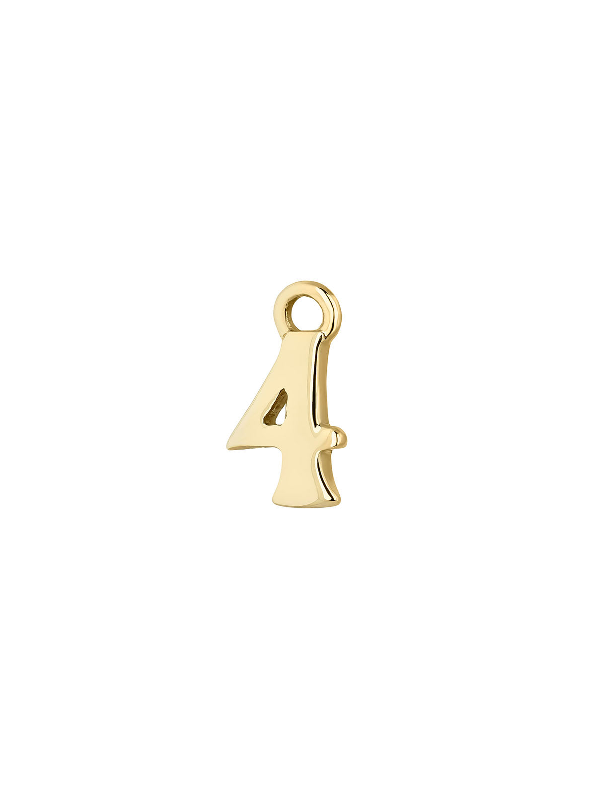 PE- TA-TU MOTIF NUMBER 4 18KT ST / COLGANTE / PENDENTIF