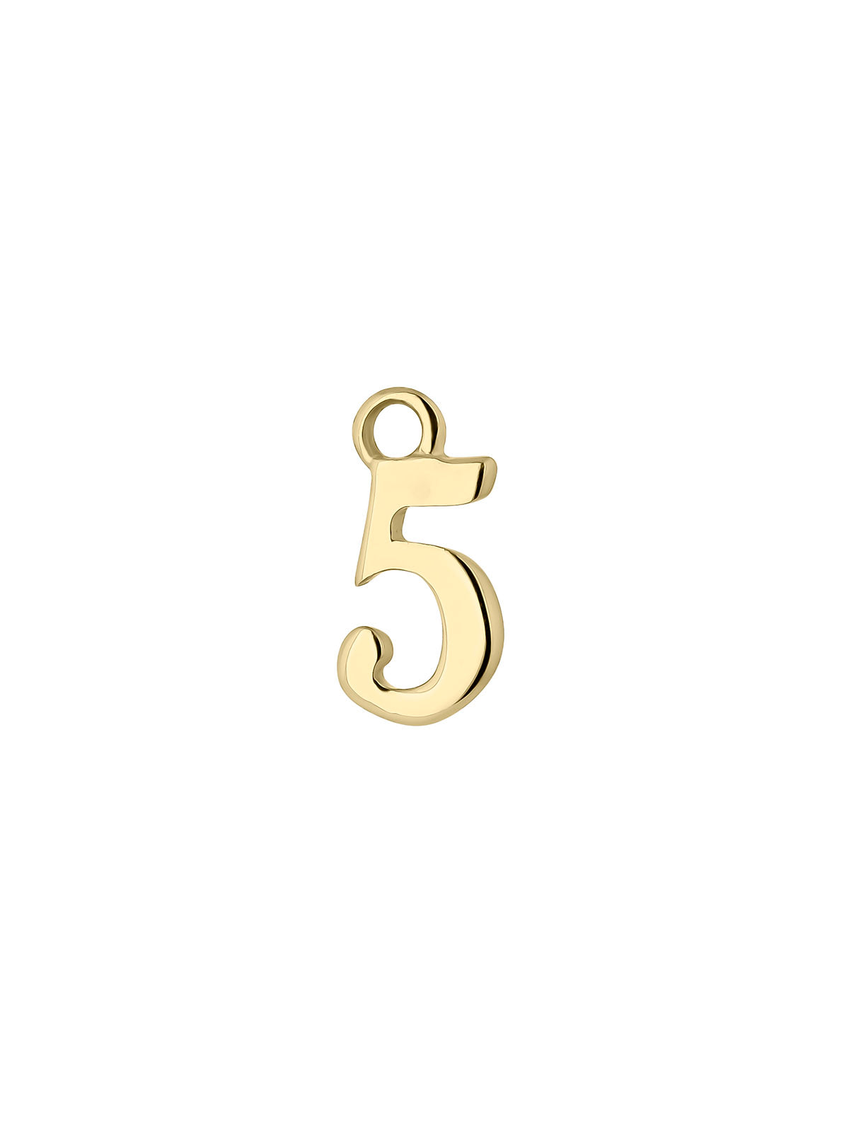 PE- TA-TU MOTIF NUMBER 5 18KT ST / COLGANTE / PENDENTIF