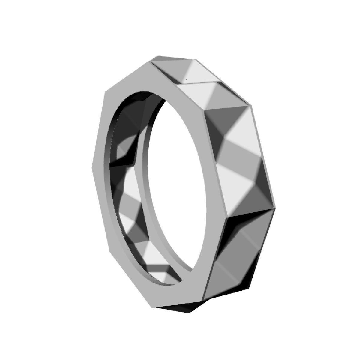 RI-OHCTA THICK SILVER RING 11 / ANILLO / ALIANZA