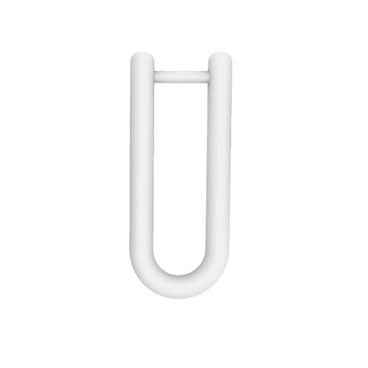 EA-CONNECTOR MEDIUM BAR HOOP EARRINGS ST / PENDIENTE / CRIOLLA 1258