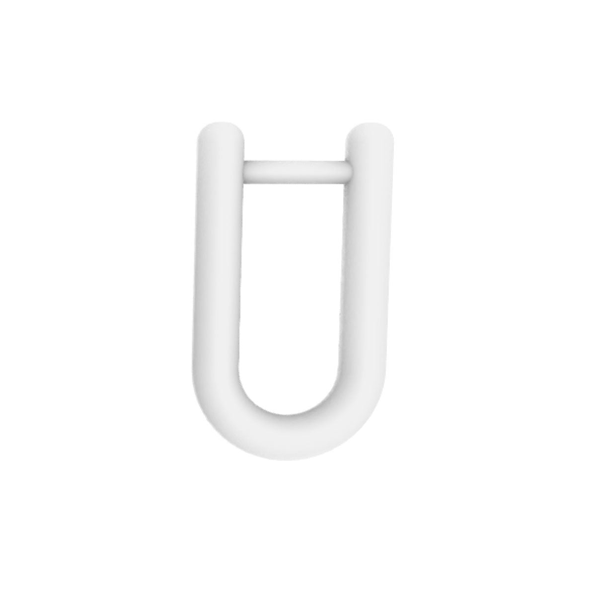 EA-CONNECTOR SMALL BAR HOOP EARRINGS ST / PENDIENTE / CRIOLLA 1261