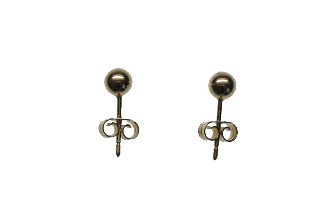 YELLOW GOLD EARRING حلق ذهب اصفر عيار 18 ST / ESTRELLA / 1811