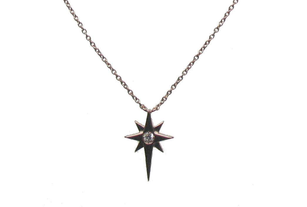 ROSE GOLD DIAMOND PENDANT قلادة ذهب 18مرصعة بالألماس ST / MOTIVO / 4333