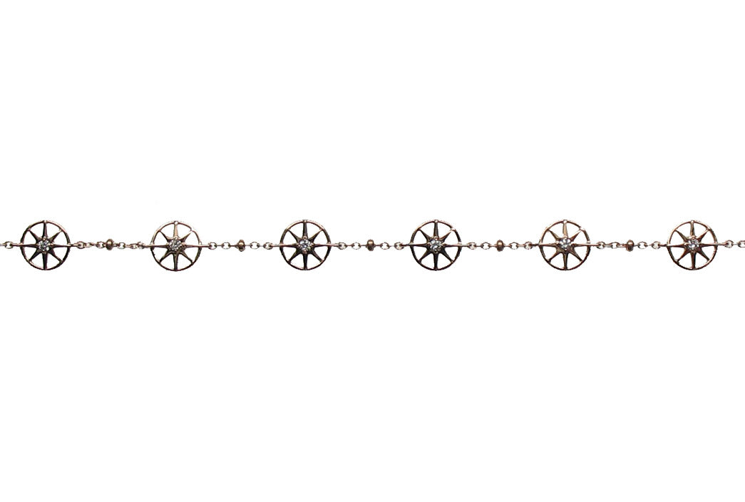 ROSE GOLD DIAMOND BRACELET اسوارة ذهب مرصعة بالألماس ST / MULTI / 5304
