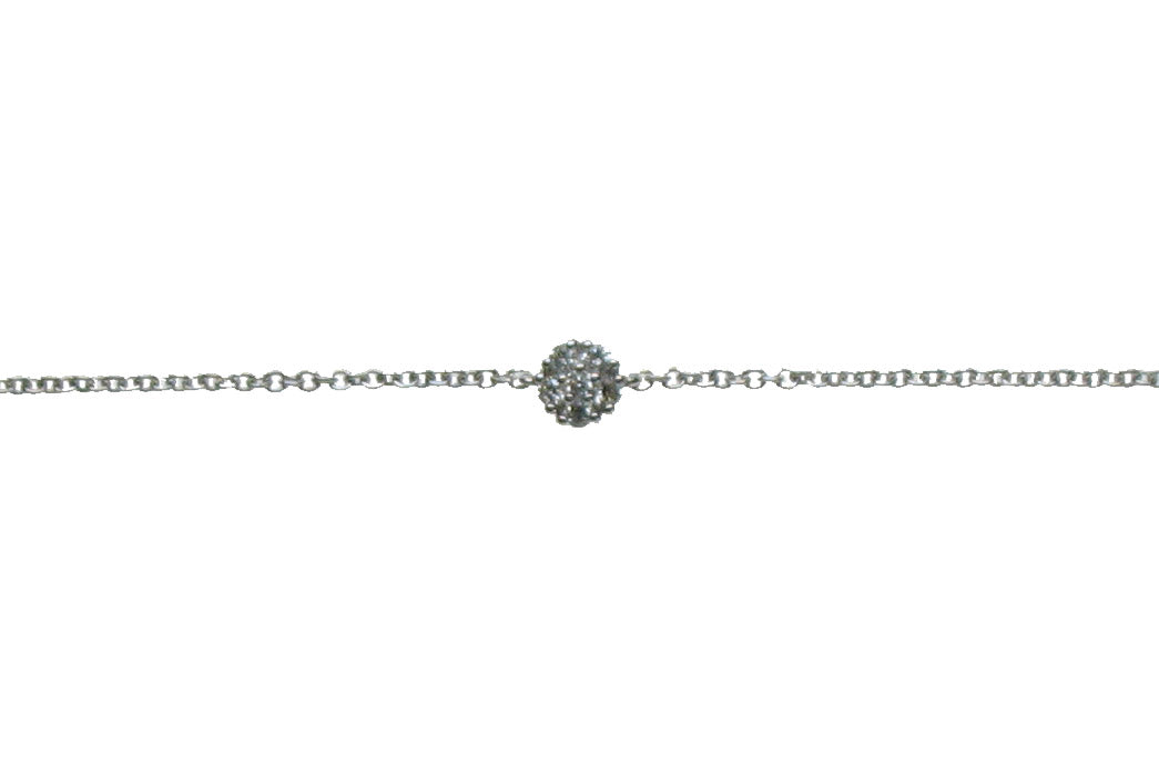WHITE GOLD DIAMOND BRACELET اسوارة ذهب 18مرصعة بالألماس ST / MOTIVO / 5306