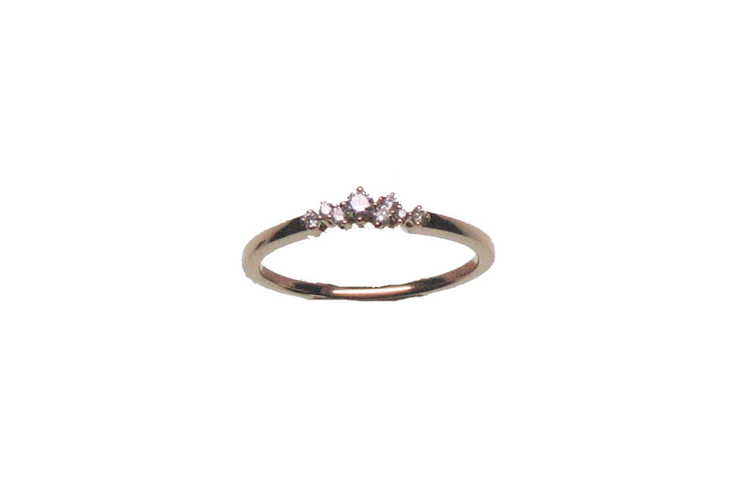 ROSE GOLD DIAMOND RING خاتم ذهب 18مرصع بالألماس 13 / ALIANZA / DIAMANTE