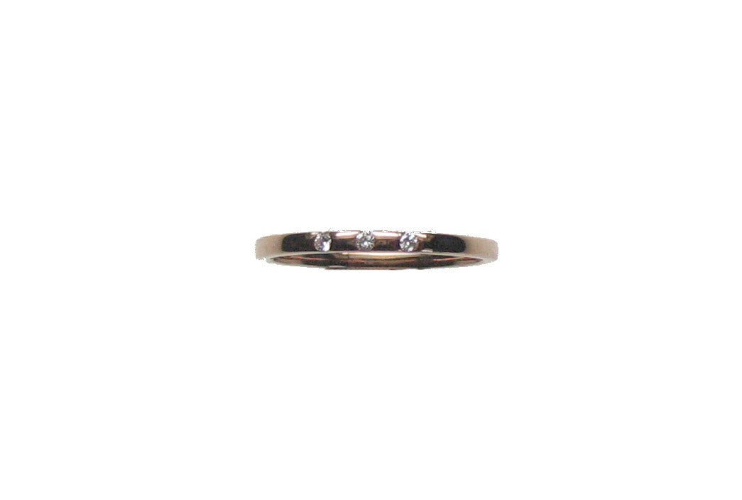 ROSE GOLD DIAMOND RING خاتم ذهب 18مرصع بالألماس 13 / ALIANZA / 7506