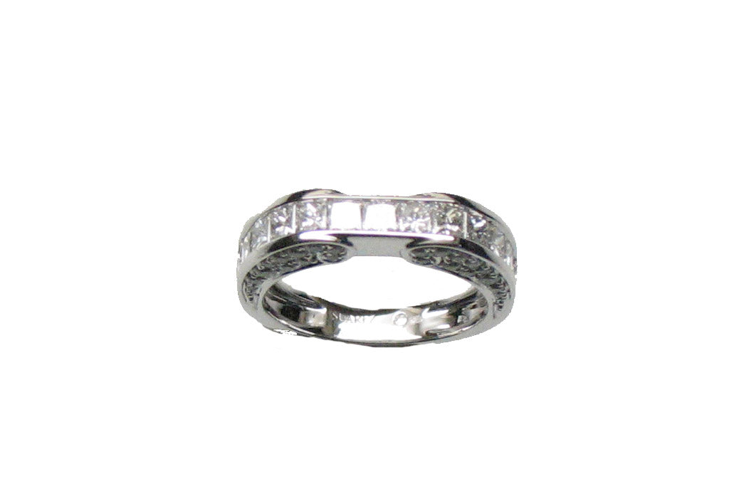 WHITE GOLD DIAMOND RING خاتم ذهب ابيض 18مرصع بالألماس 13 / OTROS / DIAMANTE