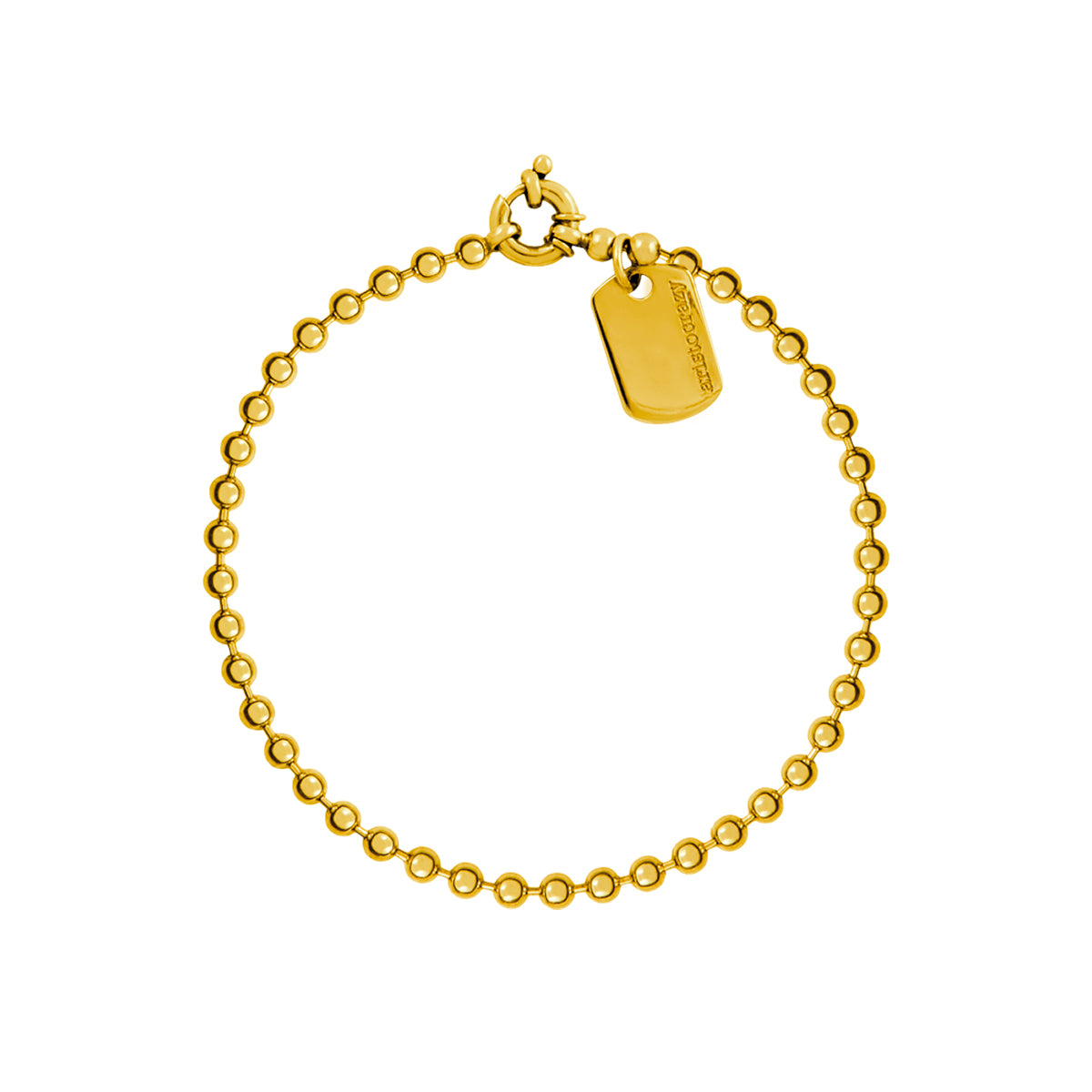 BALLS BRACELET WITH PLATE 1 / PULSERA / 282