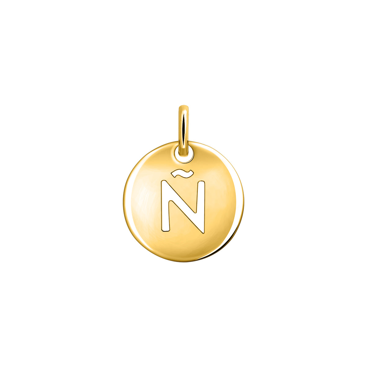 NE-CHAPA LENTEJA INICIAL Ñ ST / COLGANTE / PENDENTIF 184