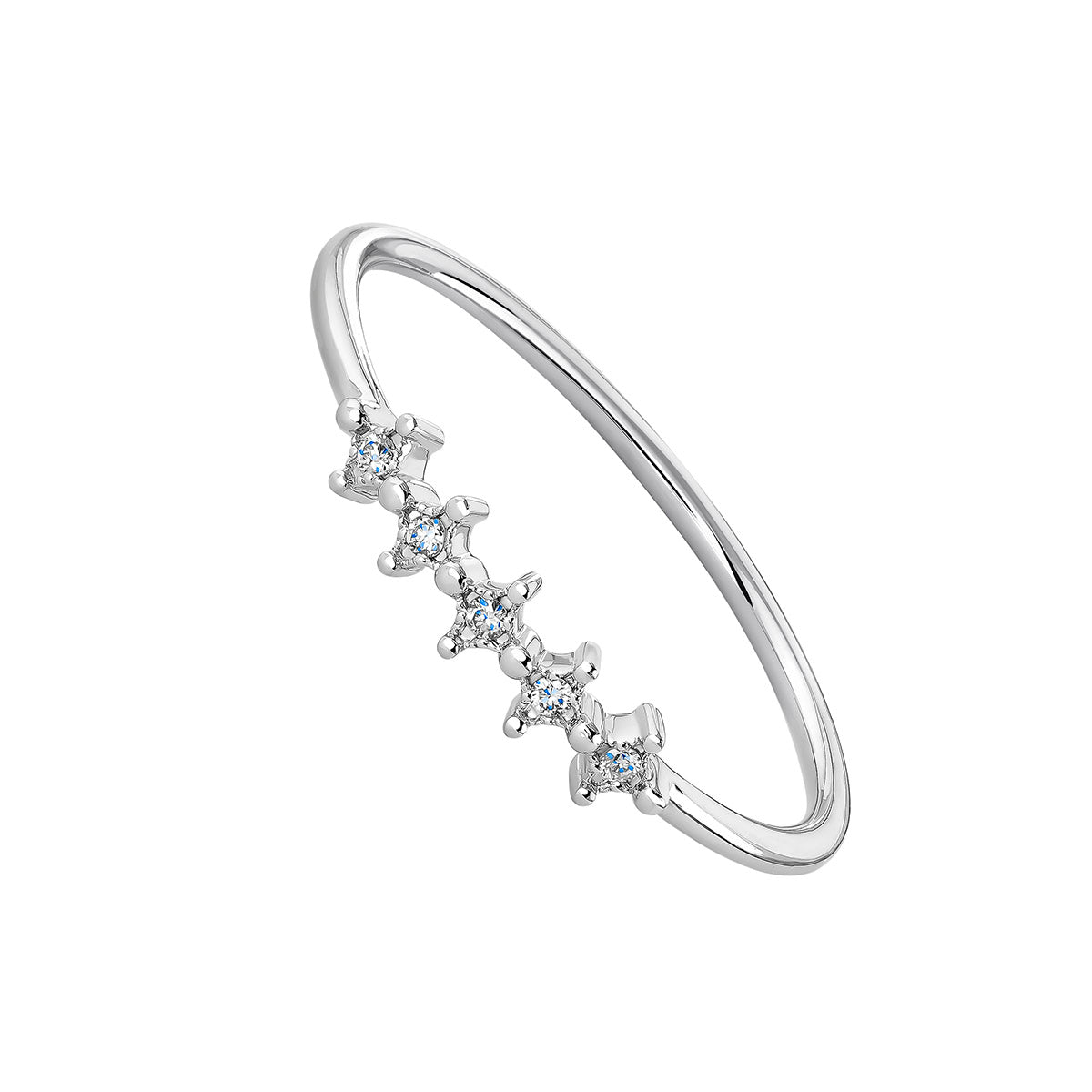 RING GOLD 18K DIAMOND ASANA  خاتم ذهب مرصع بالألماس 11 / ANILLO / MOTIVO